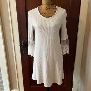 Casual thermal knit dress